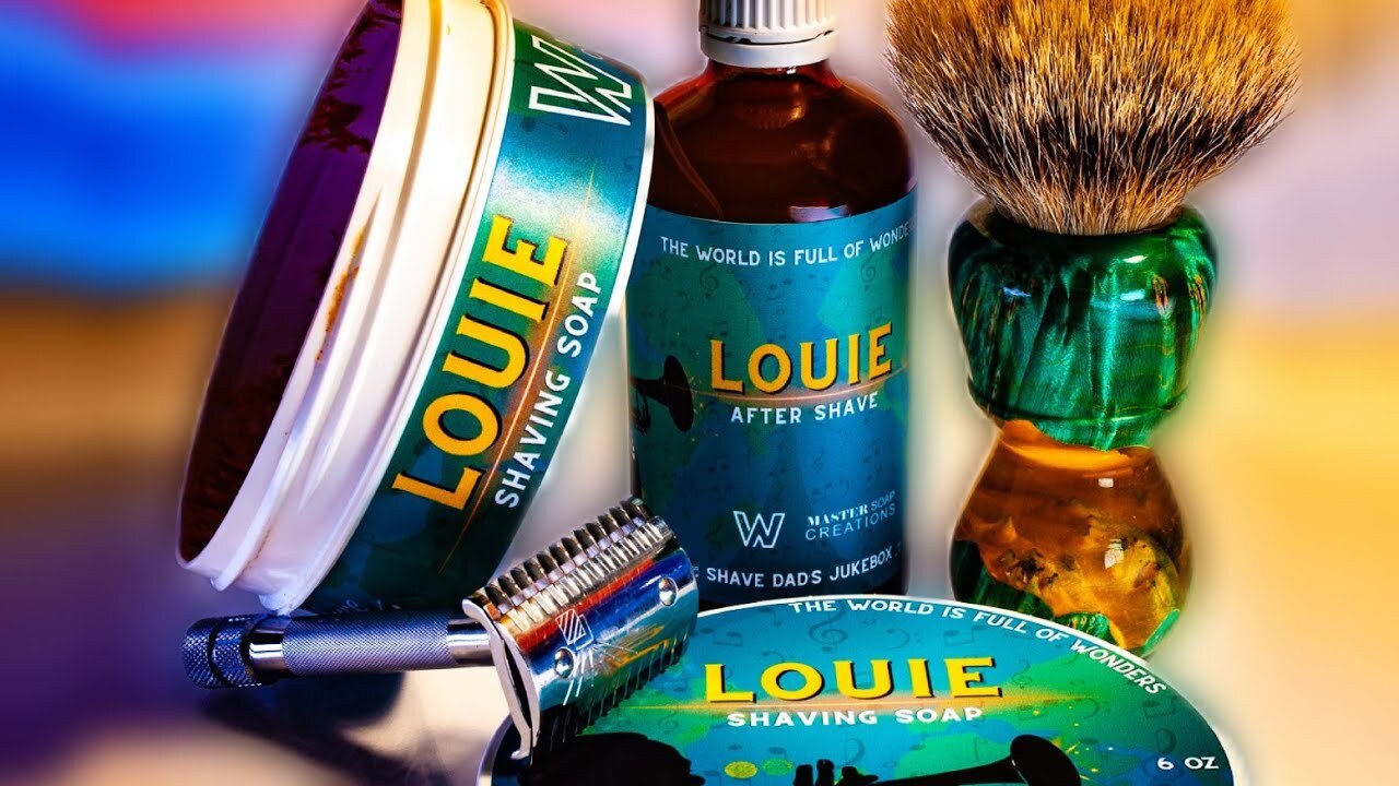 Shave Dad Louie Premium Artisan Shave Soap by Master Soap Creations