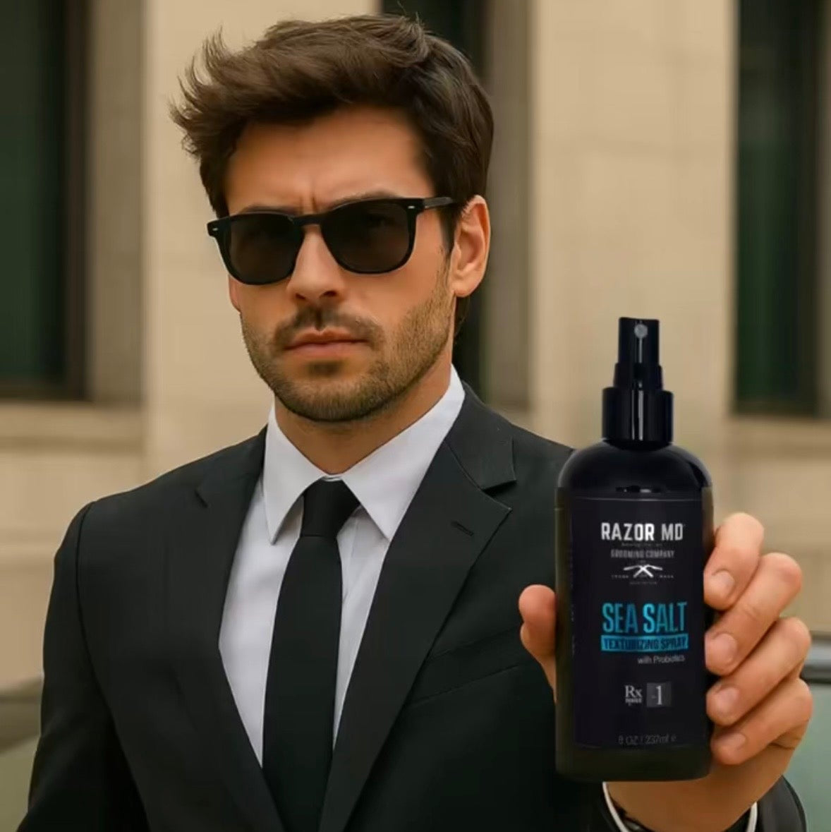 RAZOR MD SEA SALT Texturizing Spray - with Probiotics - 8oz - MADE IN USA