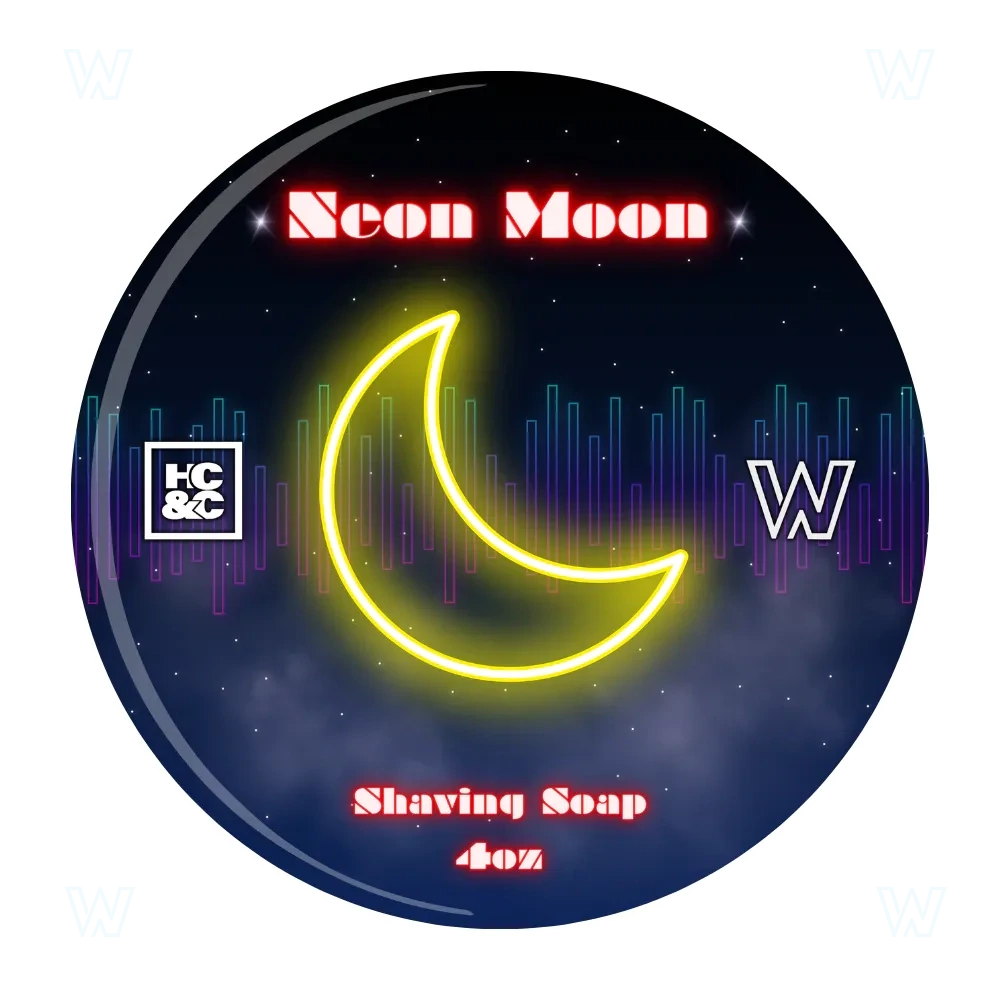 HC&C x The Wet Shaving Store Neon Moon Premium Artisan Shave Soap