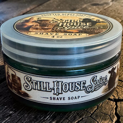 Still House Spice shaving soap tub