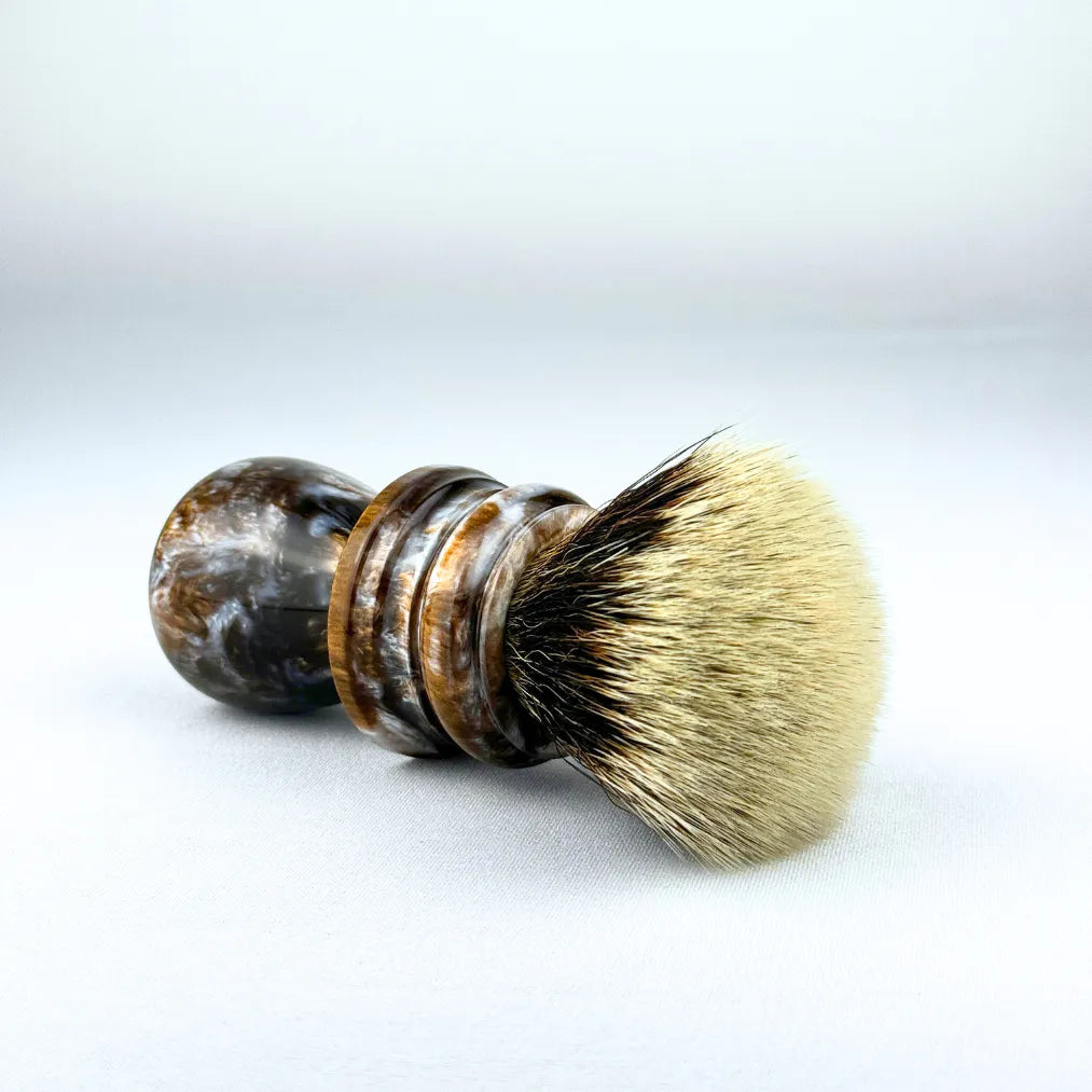 Nameless Workx 24-0021 Hand-Turned Shaving Brush - Premium Synthetic G5C Knot