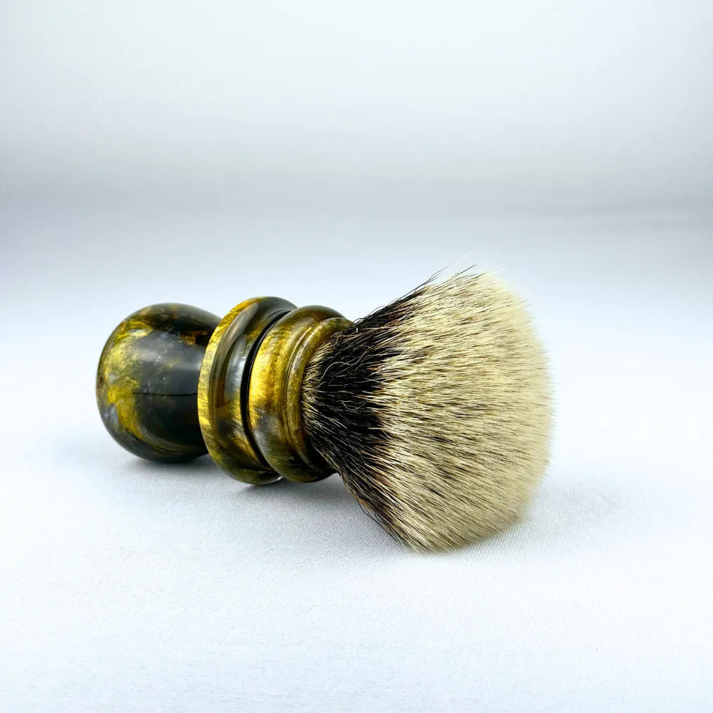 Nameless Workx 24-0023 Hand-Turned Shaving Brush - Premium Synthetic G5C Knot