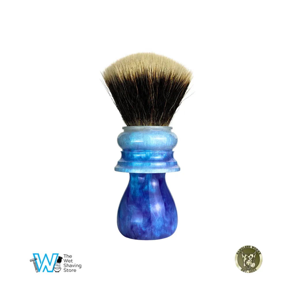 Nameless Workx 25-0004 Hand-Turned Shaving Brush - Premium Synthetic G5C Knot