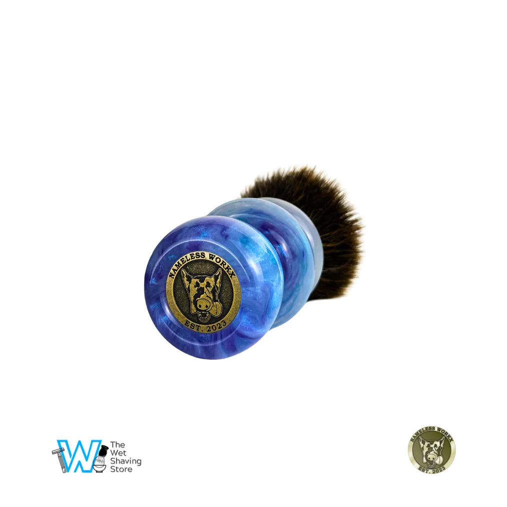 Nameless Workx 25-0004 Hand-Turned Shaving Brush - Premium Synthetic G5C Knot