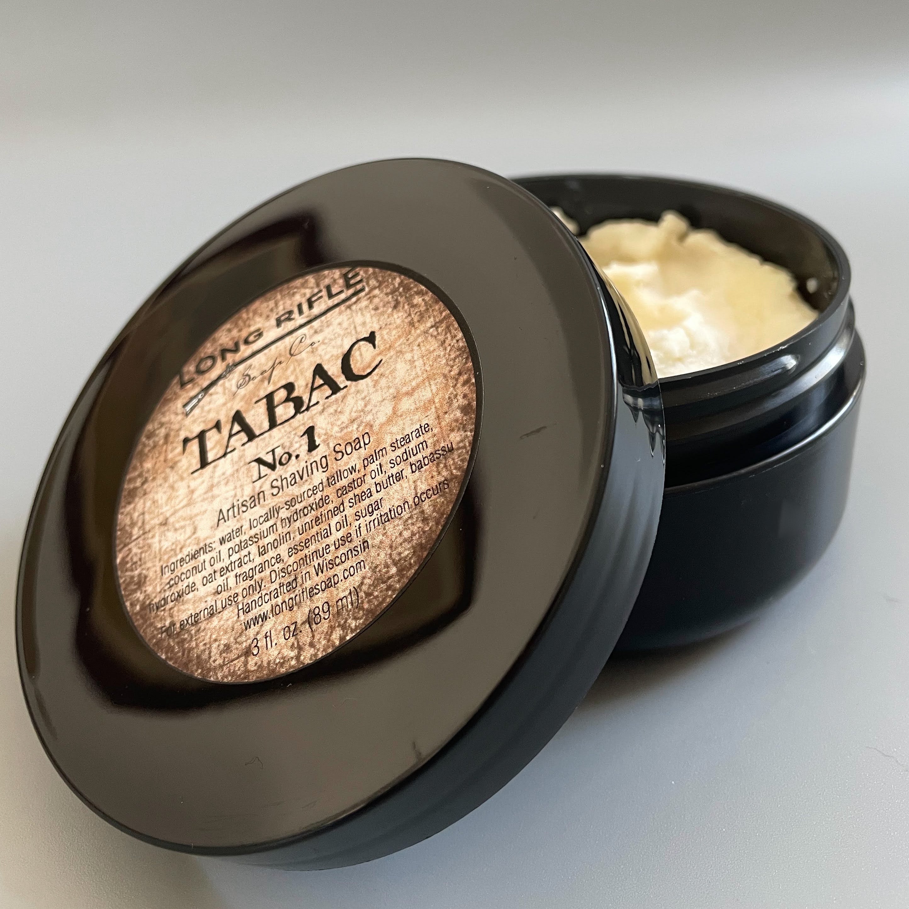 Long Rifle Tabac No. 01 Container Pour Shaving Soap
