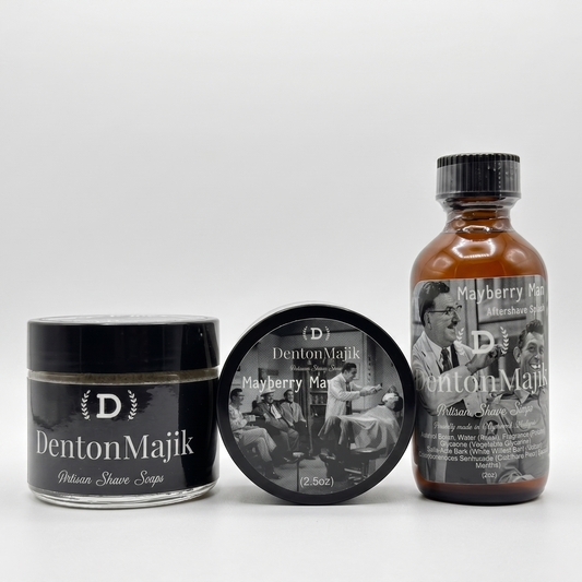 Denton Majik Mayberry Man Shave Soap & Aftershave Set