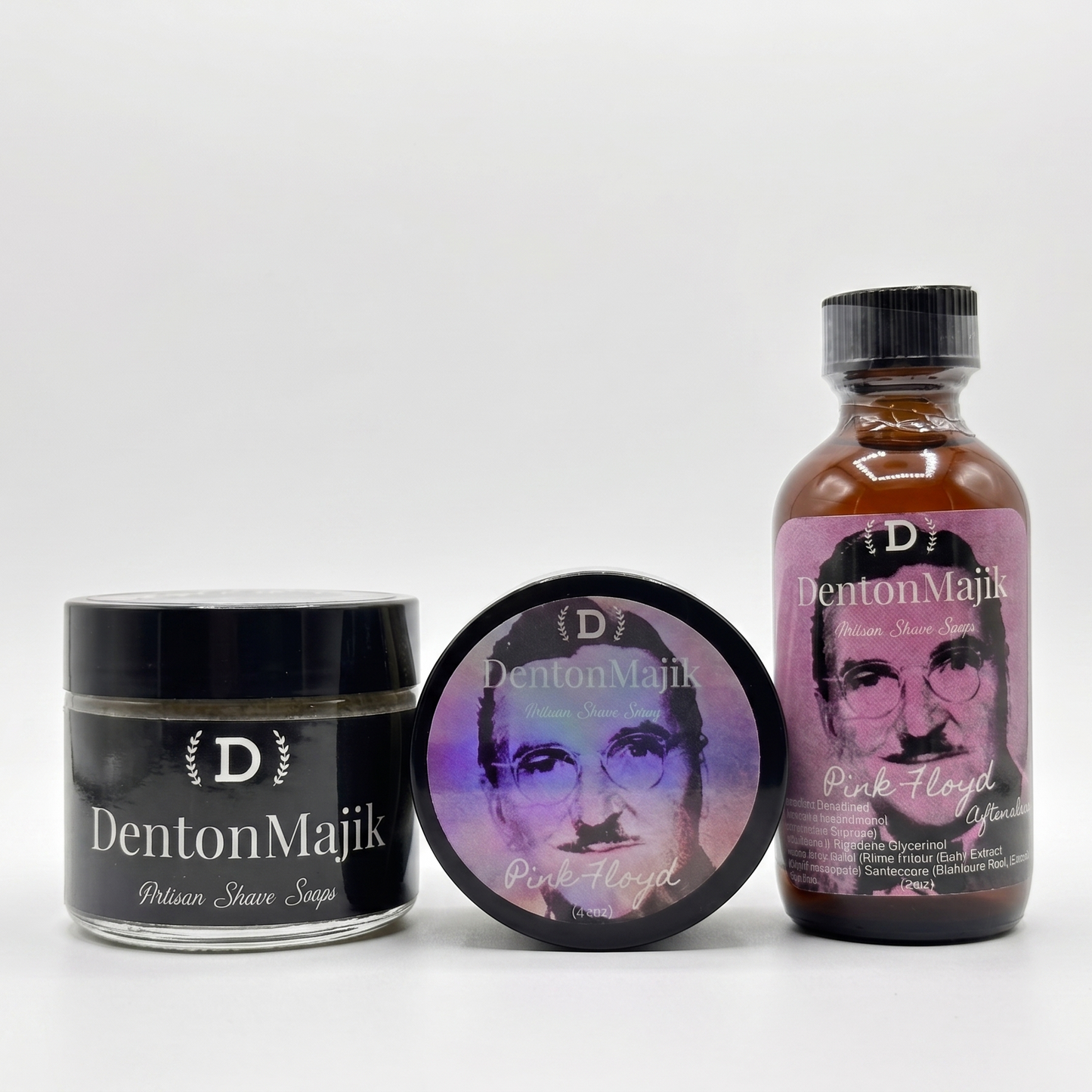Denton Majik Pink Floyd Shave Soap & Aftershave Set