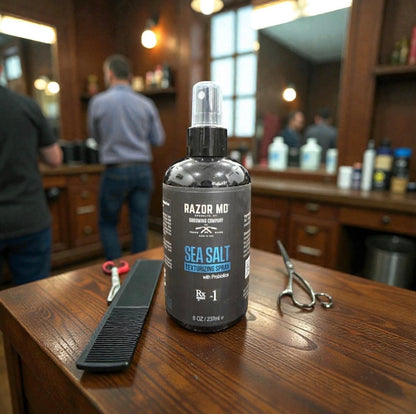 RAZOR MD SEA SALT Texturizing Spray - with Probiotics - 8oz - MADE IN USA