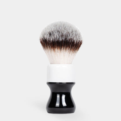 Noble Otter Synthetic Shave Brush - Black/White - 26MM