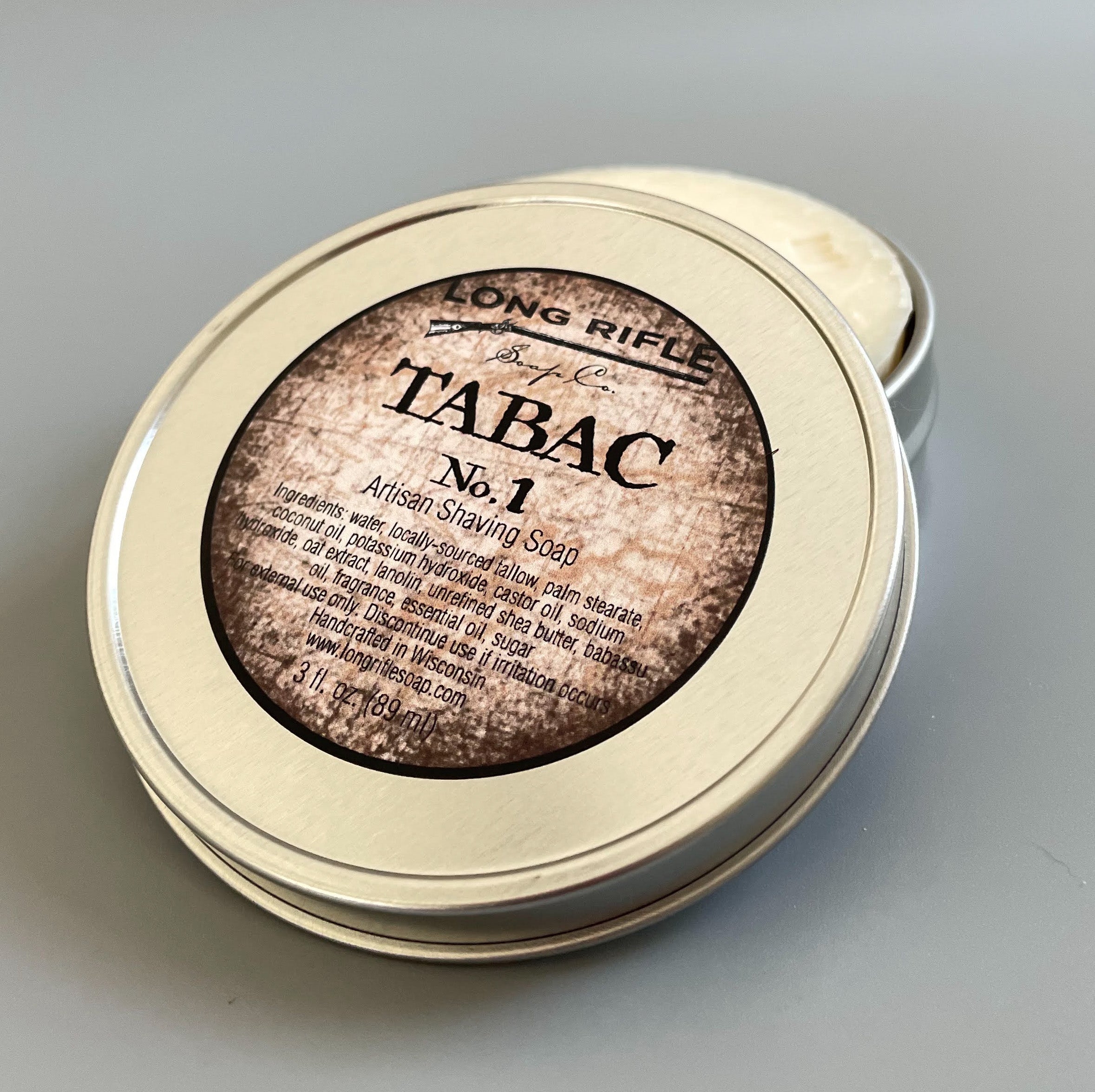 Long Rifle Tabac No. 01 Shaving Puck