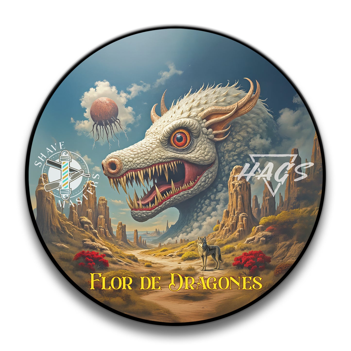 HAGS Flor de Dragones X Shave Masters Shaving Soap