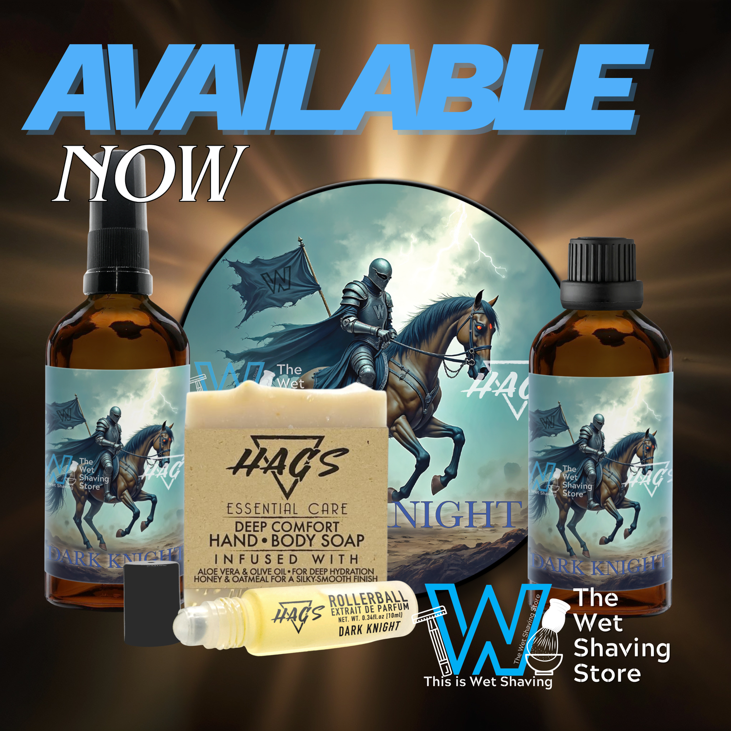 The Dark Knight Collection by HAGS and The Wet Shaving Store