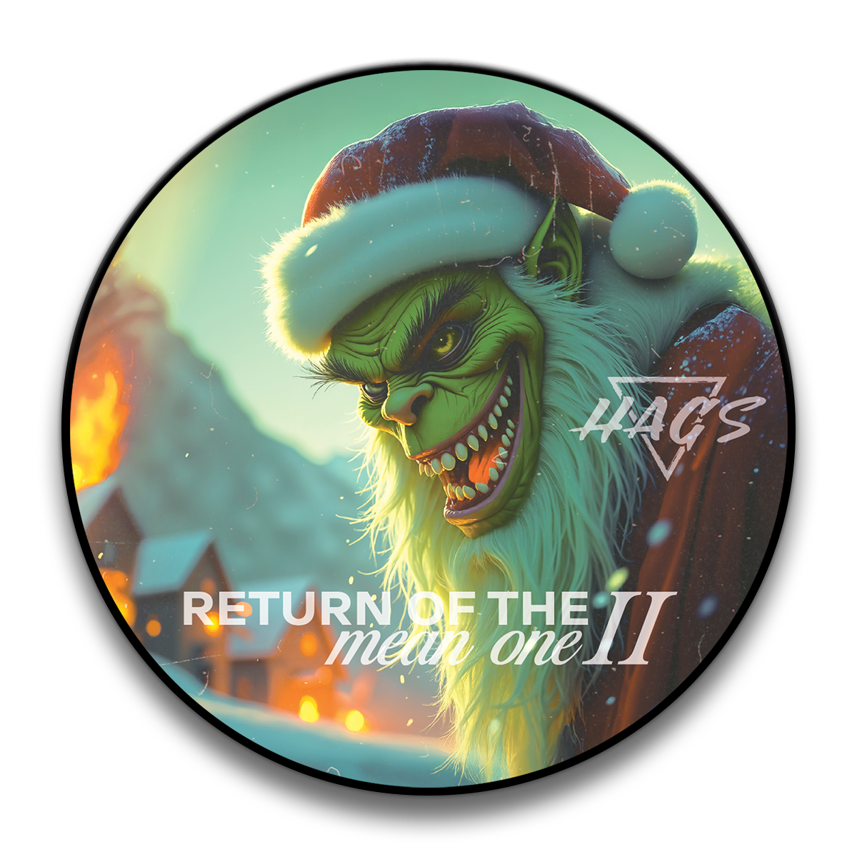 HAGS Return of the Mean One II Christmas Special Edition Shaving Soap