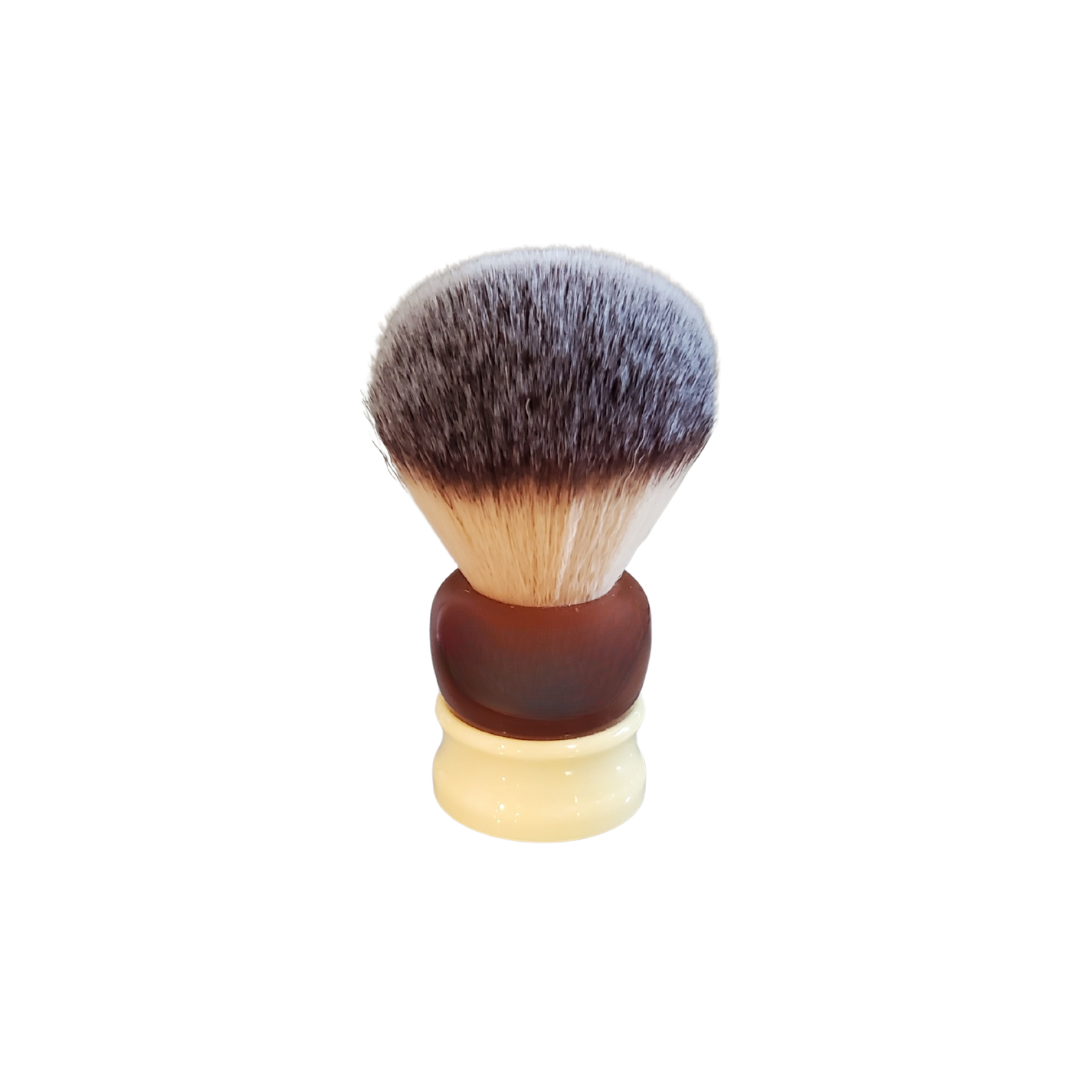 Fine Accoutrements Stout Shaving Brush Crimson/Ivory