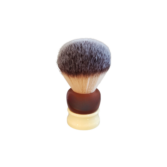 Fine Accoutrements Stout Shaving Brush Crimson/Ivory
