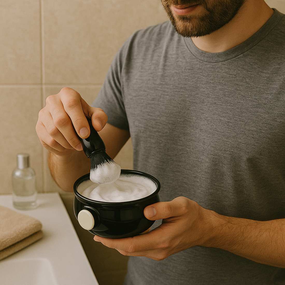 Shave Essentials Ceramic Lather Bowl