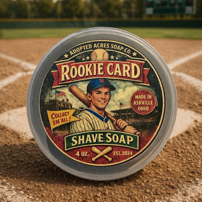 Adopted Acres Rookie Card Shaving Soap 4oz