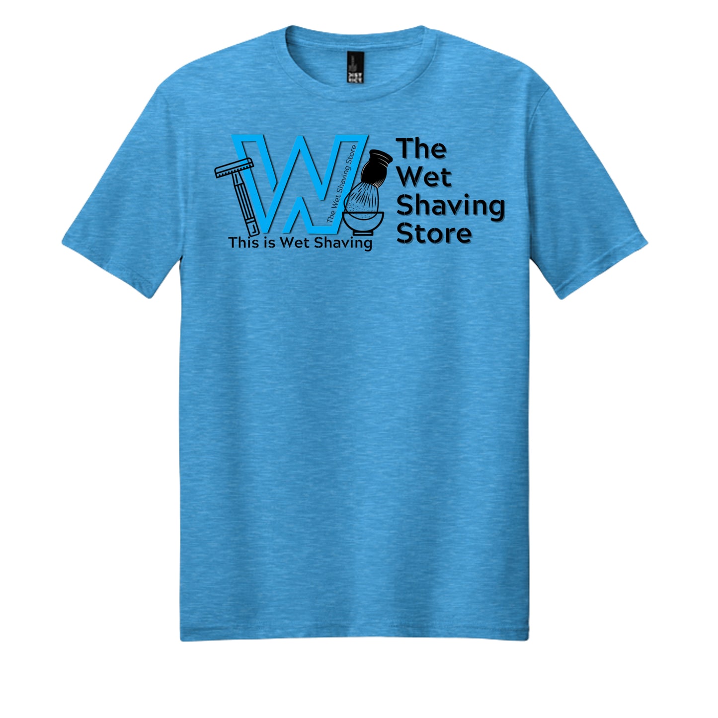 Heathered Bright Turquoise - DM108 - FRONT